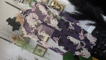 Load image into Gallery viewer, Charlotte Russe Purple Floral Sheer Bodycon Dress XS
