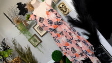 Load image into Gallery viewer, "A New Day" Pink Floral Ruffle Sun Dress SM
