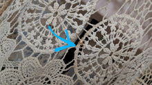 Load image into Gallery viewer, Garage Tan Embroidery Cover Up Dress MD *stained spots*
