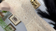 Load image into Gallery viewer, BB Dakota Ivory Lace Embroidery A-Line Dress sz0/XS
