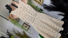 Load image into Gallery viewer, BB Dakota Ivory Lace Embroidery A-Line Dress sz0/XS
