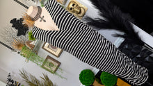 Load image into Gallery viewer, Mossimo B&amp;W Sailor V-Line Maxi Dress MD-LG (Belt &amp; Necklace Not Included)
