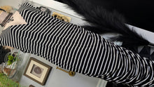 Load image into Gallery viewer, Mossimo B&amp;W Sailor V-Line Maxi Dress MD-LG (Belt &amp; Necklace Not Included)
