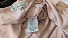 Load image into Gallery viewer, Charlotte Russe Dusty Rose Velour Sheath Dress MD
