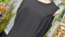 Load image into Gallery viewer, Tahari Black Sheath V-Line Dress sz4/SM
