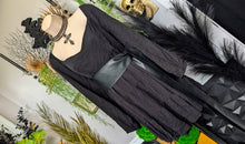 Load image into Gallery viewer, Shinestar Black Boho Dress XL (Belt &amp; Necklace Not Included)
