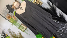Load image into Gallery viewer, Shinestar Black Boho Dress XL (Belt &amp; Necklace Not Included)
