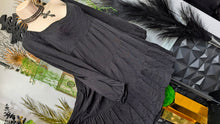 Load image into Gallery viewer, Shinestar Black Boho Dress XL (Belt &amp; Necklace Not Included)
