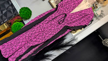 Load image into Gallery viewer, Jessica Simpson Pink Snakeskin Cover Up Dress MD-LG (Adjustable so may fit to XL)
