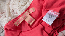 Load image into Gallery viewer, Rebellious One Coral Ivory Lace Maxi Dress MD

