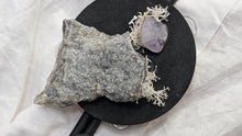 Load image into Gallery viewer, Concave Geode &amp; Amethyst Crystal Necklace Accessory
