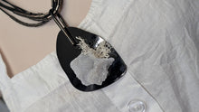 Load image into Gallery viewer, Blue Lace Agate Crystal Necklace
