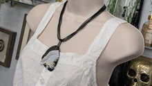 Load image into Gallery viewer, Blue Lace Agate Crystal Necklace
