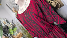 Load image into Gallery viewer, Jennifer Lopez Red Open Arm Blouson Top XS
