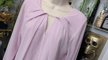 Load image into Gallery viewer, Calvin Klein Lavender Sheer Blouse MD

