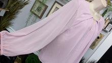 Load image into Gallery viewer, Calvin Klein Lavender Sheer Blouse MD
