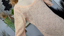 Load image into Gallery viewer, Express Peach Lace Camisole Top LG
