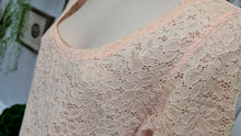 Load image into Gallery viewer, Express Peach Lace Camisole Top LG

