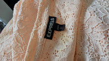 Load image into Gallery viewer, Express Peach Lace Camisole Top LG
