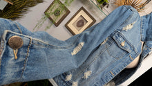Load image into Gallery viewer, CiSono Frayed Wash Denim Jacket MD
