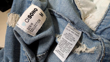 Load image into Gallery viewer, CiSono Frayed Wash Denim Jacket MD
