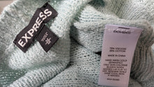 Load image into Gallery viewer, Express Teal Aqua Sweater Blouse Top MD
