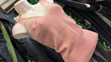Load image into Gallery viewer, BCBG Pink Beaded Knit Tank Top SM
