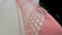 Load image into Gallery viewer, BCBG Pink Beaded Knit Tank Top SM
