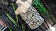 Kendall & Kylie Snakeskin Crop Tank Top XS-SM