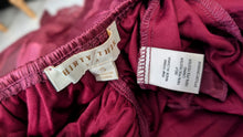 Load image into Gallery viewer, Thirty Thirty Burgundy Sheer Crop Top SM
