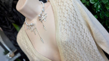 Load image into Gallery viewer, Merona Ivory Shimmer Knit Cardigan Sweater MD
