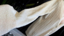 Load image into Gallery viewer, Merona Ivory Shimmer Knit Cardigan Sweater MD
