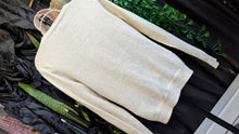 Load image into Gallery viewer, Merona Ivory Shimmer Knit Cardigan Sweater MD
