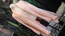 Load image into Gallery viewer, Whisperlush Coral Peach Cardigan Sweater MD-LG
