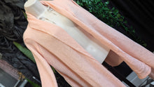Load image into Gallery viewer, Whisperlush Coral Peach Cardigan Sweater MD-LG
