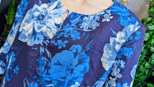 Load image into Gallery viewer, Coldwater Creek Blue Floral Cotton Blazer SM NWT
