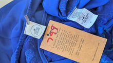 Load image into Gallery viewer, Paper Crane Blue Lace Drop Camisole Top SM NWT

