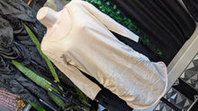 Load image into Gallery viewer, Pink Republic Ivory Rouched Long Top/Dress LG
