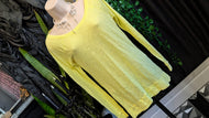 Authentic American Heritage Canary Yellow Sheer Top SM