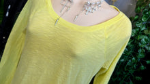 Load image into Gallery viewer, Authentic American Heritage Canary Yellow Sheer Top SM
