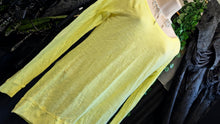 Load image into Gallery viewer, Authentic American Heritage Canary Yellow Sheer Top SM

