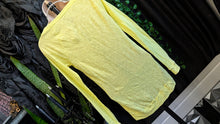 Load image into Gallery viewer, Authentic American Heritage Canary Yellow Sheer Top SM

