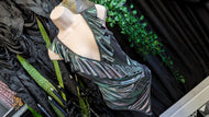 ELA Metallic Ruffle Bodysuit SM-MD