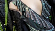 Load image into Gallery viewer, ELA Metallic Ruffle Bodysuit SM-MD
