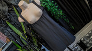 Sears Black Bodice Shapewear Bodysuit Dress 2XL