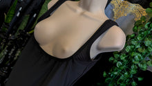 Load image into Gallery viewer, Sears Black Bodice Shapewear Bodysuit Dress 2XL
