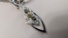 Load image into Gallery viewer, Labradorite Cabochon Crystal Necklace Accessory
