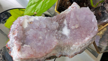 Load image into Gallery viewer, 5" Milky Pink Amethyst Quartz Crystal Cluster
