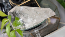 Load image into Gallery viewer, 5" Phantom Clear Quartz Cut Crystal
