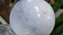 Load image into Gallery viewer, 4" Rainbow Celestite Crystal Sphere with Stand
